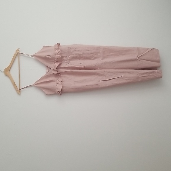 ASOS Pants - ASOS Dusty Pink Wide Leg Jumpsuit Size 14
